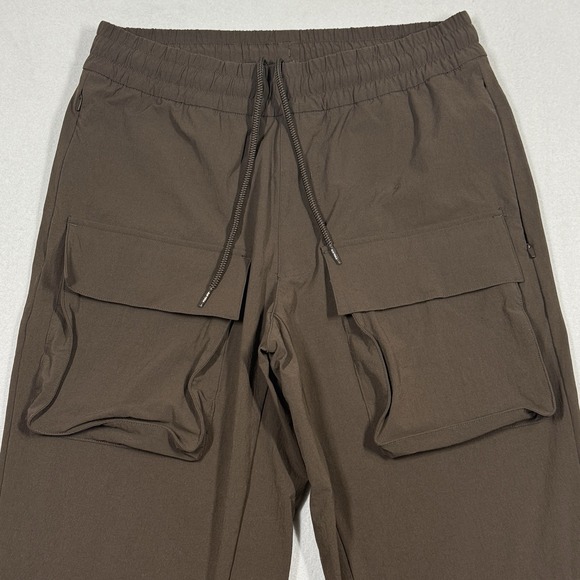 ALO Cargo Venture Pant Men Small Brown Stretch Performance Activewear Athleisure - Picture 2 of 15